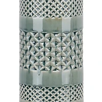 Sage Green Geometric Table Lamps, Set of 2