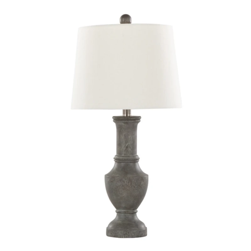 Dark Gray Chateau Table Lamps, Set of 2
