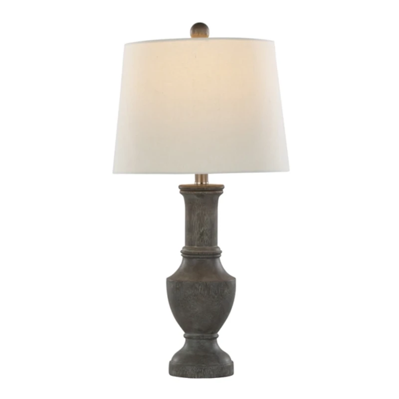 Dark Gray Chateau Table Lamps, Set of 2