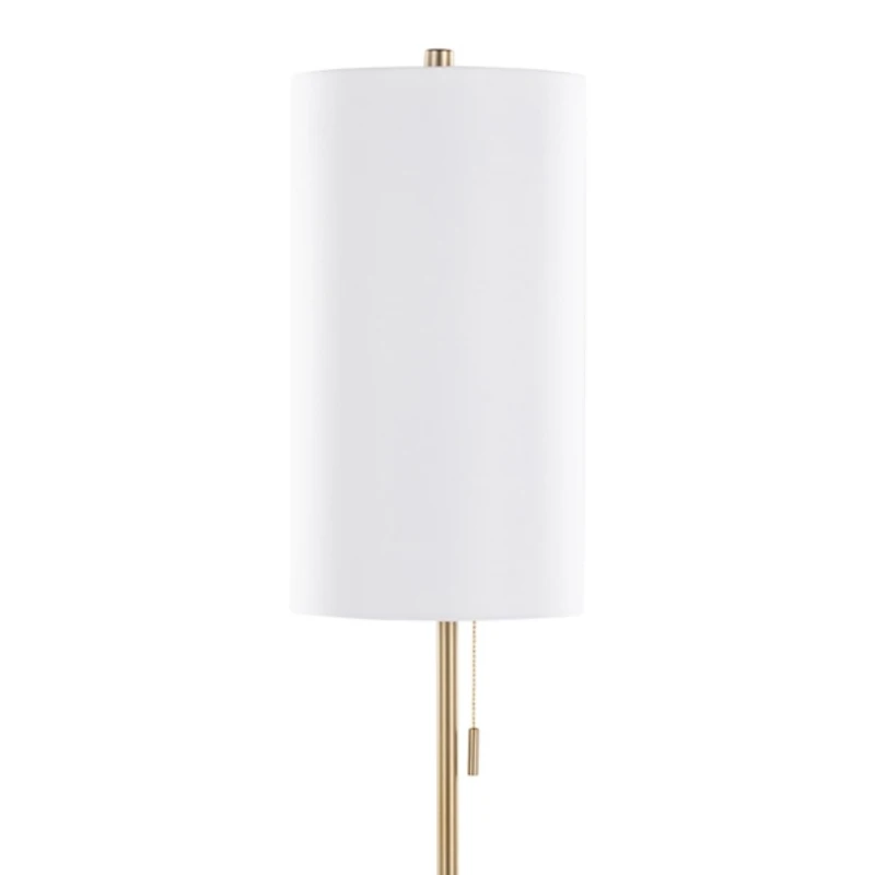 Slim Gold Modern Floor Lamp