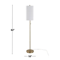 Slim Gold Modern Floor Lamp