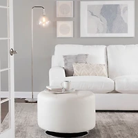 Silver Metro Floor Lamp