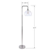 Silver Metro Floor Lamp