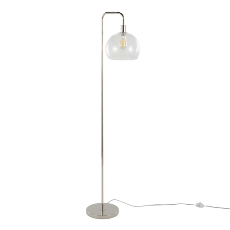 Silver Metro Floor Lamp