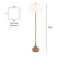 Natural Contemporary Floor Lamp