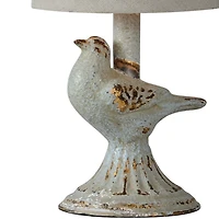 Light Gray June Bird Mini Table Lamps, Set of 2