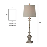 Gray Joelle Buffet Lamps, Set of 2