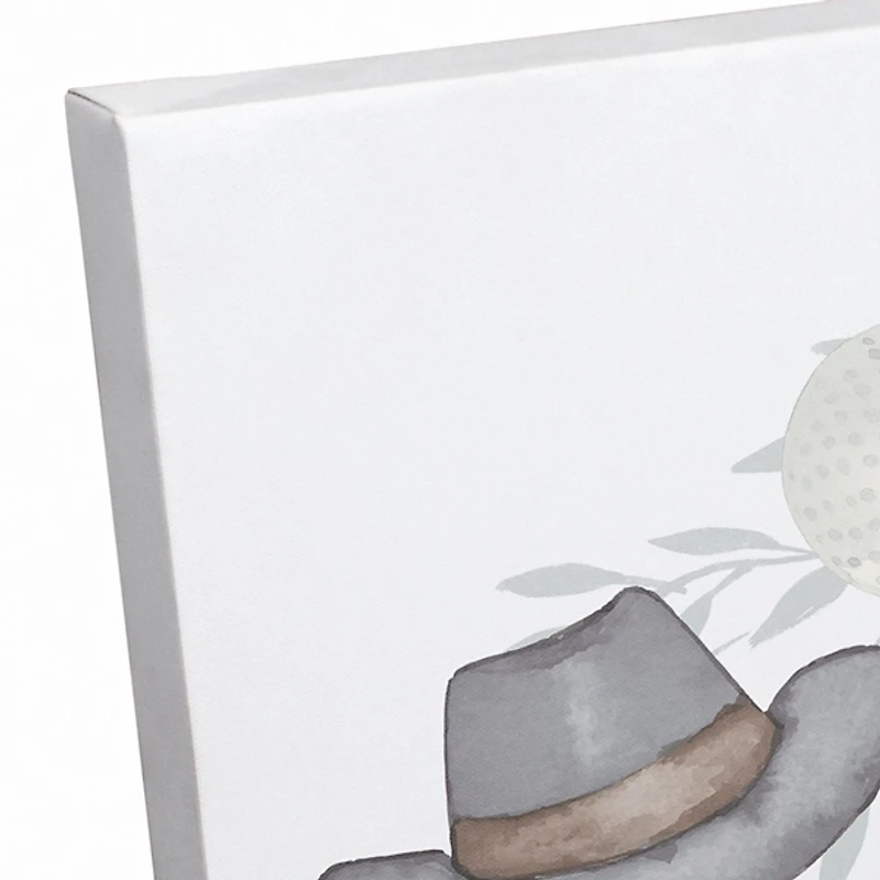 Personalized Fathers Day Established Canvas Print