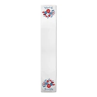 Personalized Patriotic Flower Table Runner