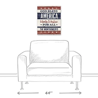 Personalized Liberty and Justice Canvas Art Print