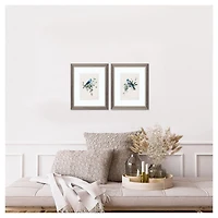 Happy Bluebirds Framed Art Prints, Set of 2