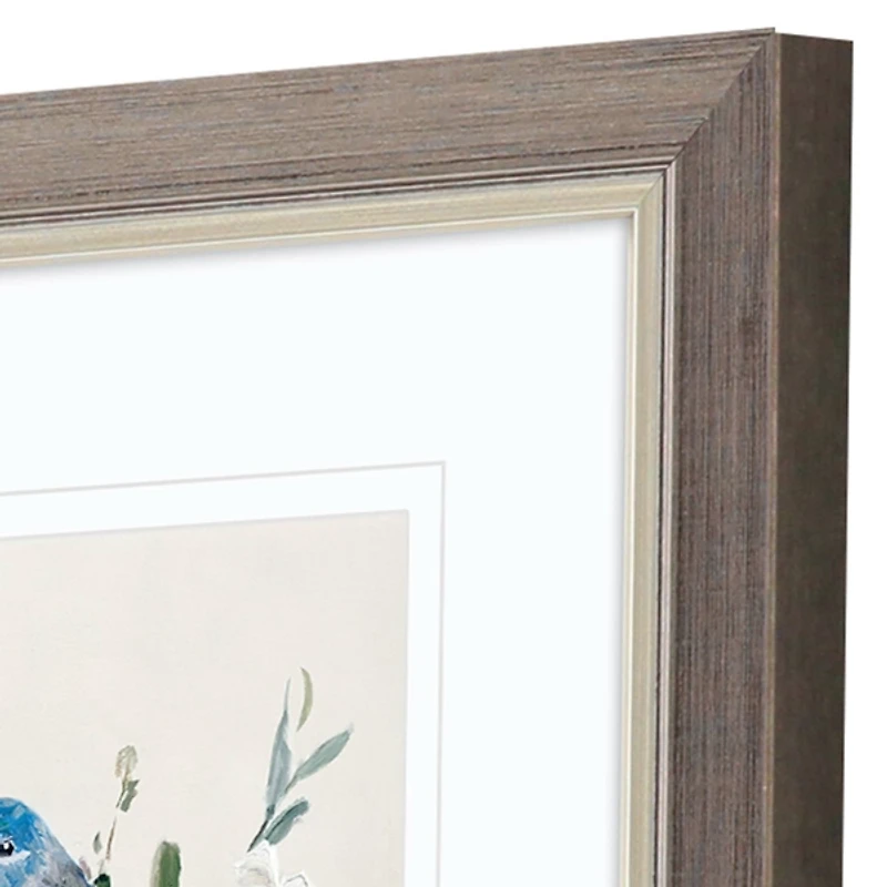 Happy Bluebirds Framed Art Prints, Set of 2