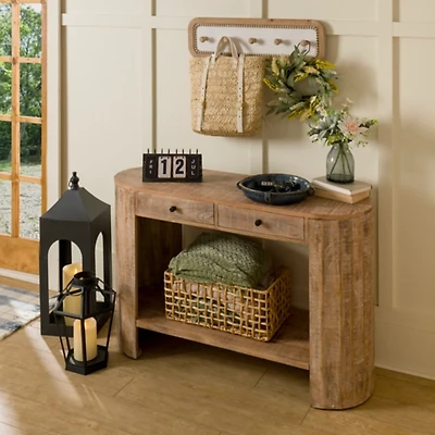 Sawmark 2-Drawer Console Table