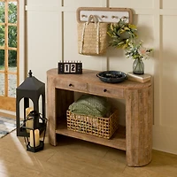 Sawmark 2-Drawer Console Table