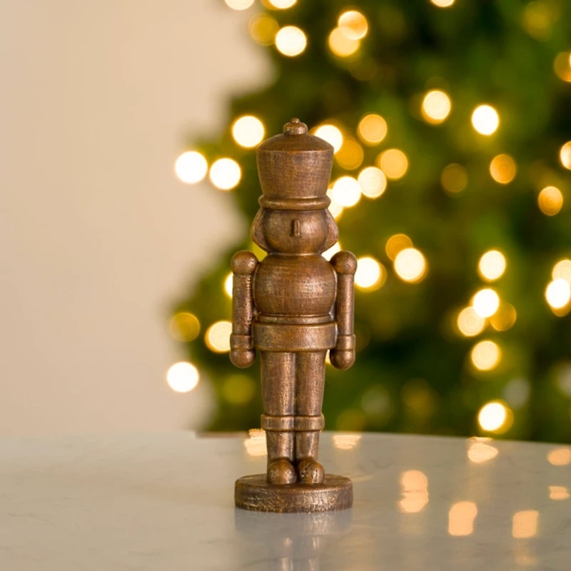 Gold Nutcracker Figurine, 11 in.