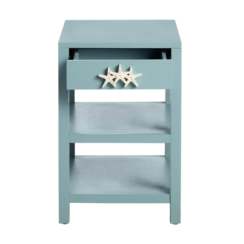 Turquoise Starfish Accent Table