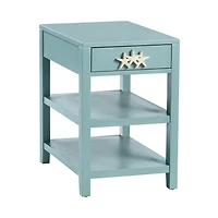 Turquoise Starfish Accent Table
