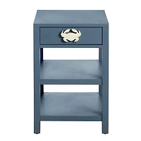 Blue Crab Accent Table