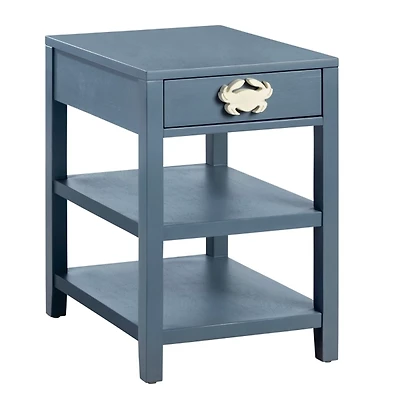 Blue Crab Accent Table