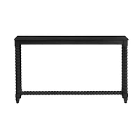 Black Beaded Murphy Console Table
