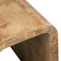 Natural Mappa Burl Nesting Accent Tables, Set of 2