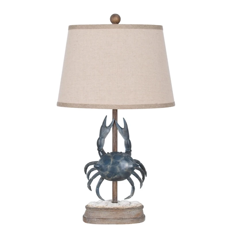 Blue Crab Table Lamp