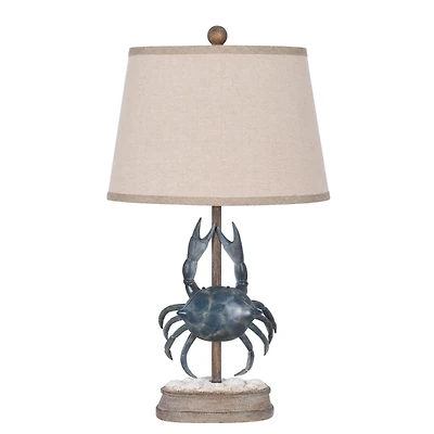 Blue Crab Table Lamp