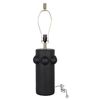 Black Robust Table Lamps, Set of 2