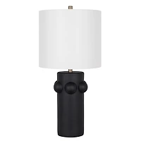 Black Robust Table Lamps, Set of 2
