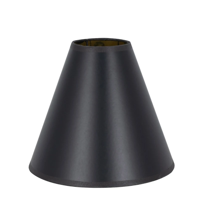 Black Pillar Buffet Lamps, Set of 2