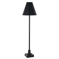 Black Pillar Buffet Lamps, Set of 2