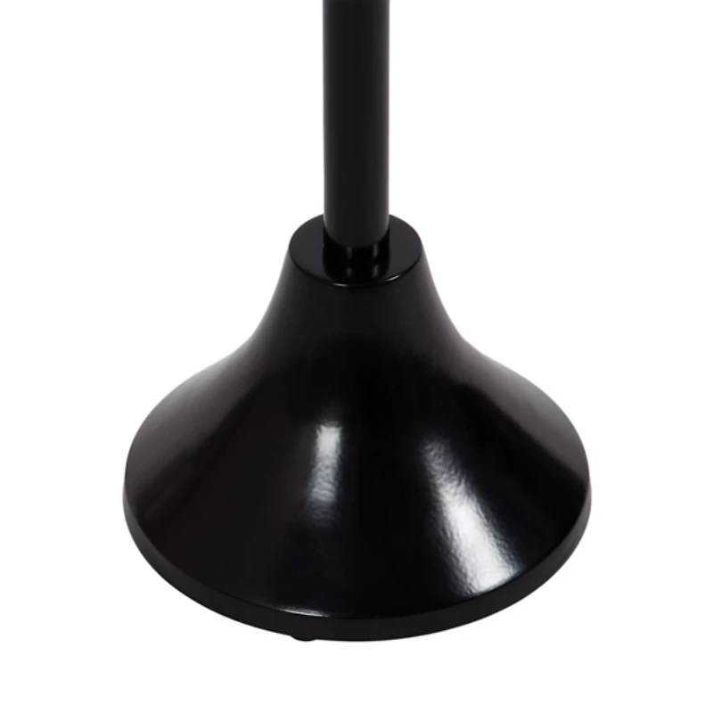 Round Black Metal Layla Accent Table