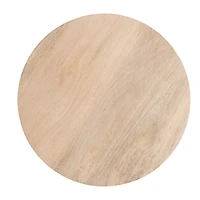 Round Natural Wood Jess Accent Table