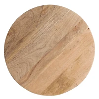 Round Natural Wood Dani Accent Table