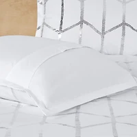 White Metallic 5-pc. California King Comforter Set