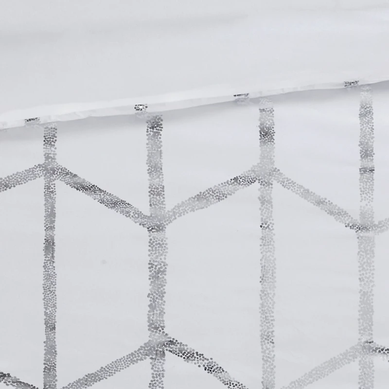 White Metallic 5-pc. California King Comforter Set