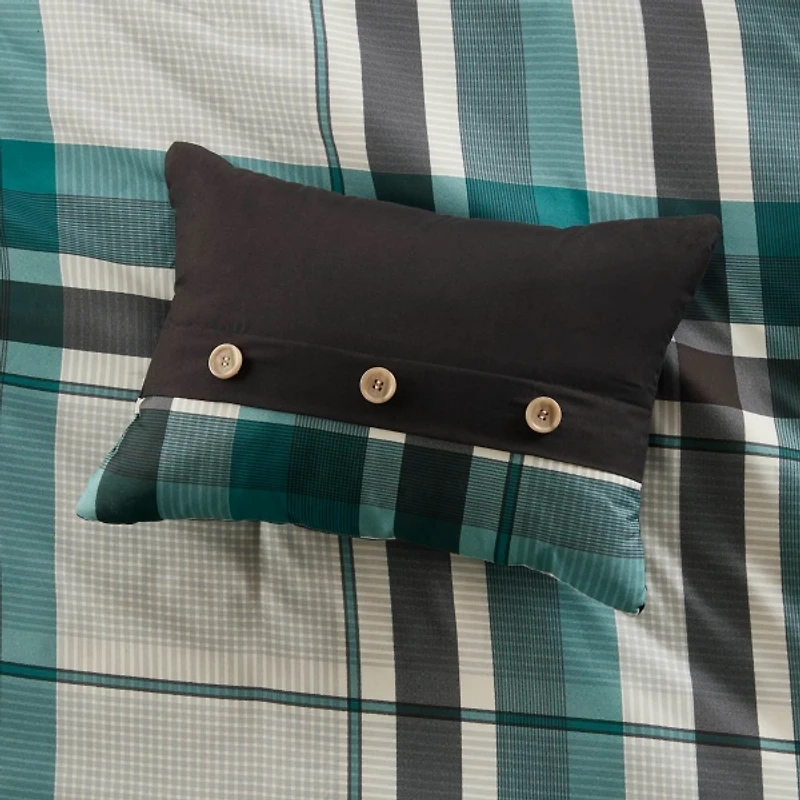 Roger Plaid 9-pc. Full Comforter Set