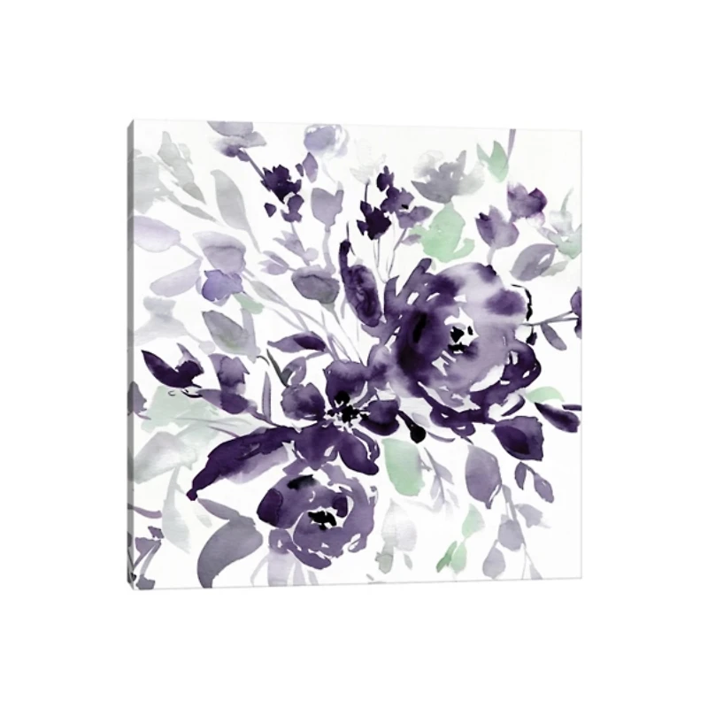 Violet Garden Canvas Art Print