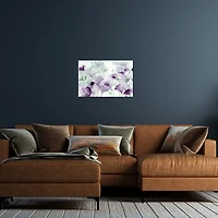 Purple Gingko Canvas Art Print