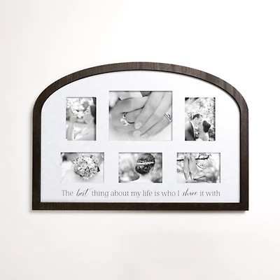 Arched Sentiment Collage Frame
