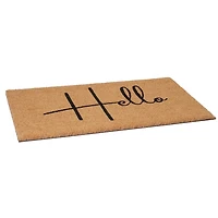 Simple Hello Script Doormat, 36x24