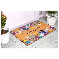 Hello Beauty Floral Doormat