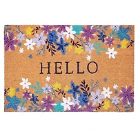 Hello Beauty Floral Doormat