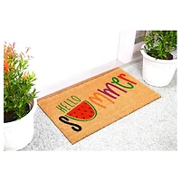 Hello Summer Watermelon Doormat