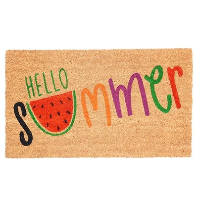Hello Summer Watermelon Doormat