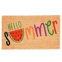 Hello Summer Watermelon Doormat