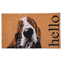Basset Hound Hello Doormat