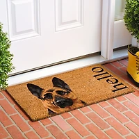 German Shepherd Hello Doormat