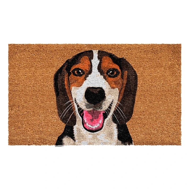Brown & White Beagle Doormat