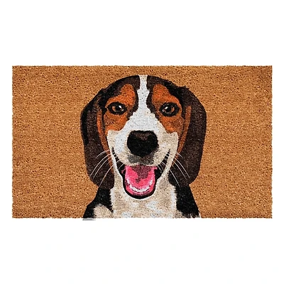 Brown & White Beagle Doormat